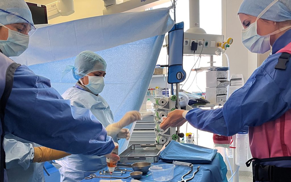 Innovation en dialyse - Pose de cathéter de dialyse péritonéale en ambulatoire